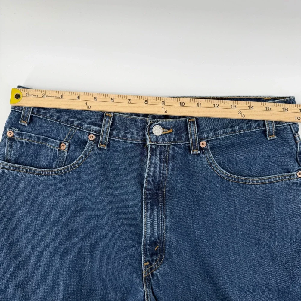 Levi Strauss Vintage Made in USA 550 Relaxed‎ Fit Mens Blue Denim Jeans W36 L32